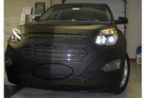 LEBRASINC Lebra 2 Piece Front End Cover Black - Car Mask Bra - Fits - Chevrolet Equinox 2016-2017 16-17