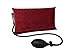 Innotech LumbAIRPlus Portable Backrest Inflatable Lumbar Support Cushion with Adjustable Internal Air System, Burgundy