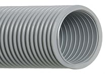 Hi-Tech Duravent Vac-U-Lok Series EVA Vacuum Duct Hose, Grey, 2