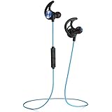 Phaiser BHS-750 Bluetooth Headphones Runner Headset Sport Earphones with Mic and Lifetime Sweatproof Guarantee - Wireless Earbuds for Running, Oceanblue