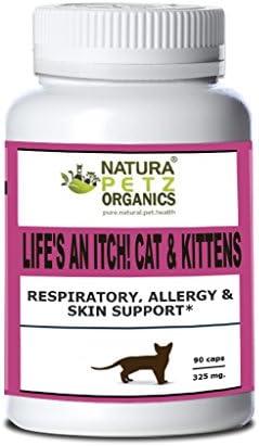 Natura Petz Organics Life's an Itch! Respiratory, Allergy & Skin Support for Cats, Size 3