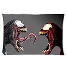 1 X Custom Venom Spider-Man Carnage Marvel Comics Rectangle Pillowcase Covers in Size 16x24 Inch (one side)
