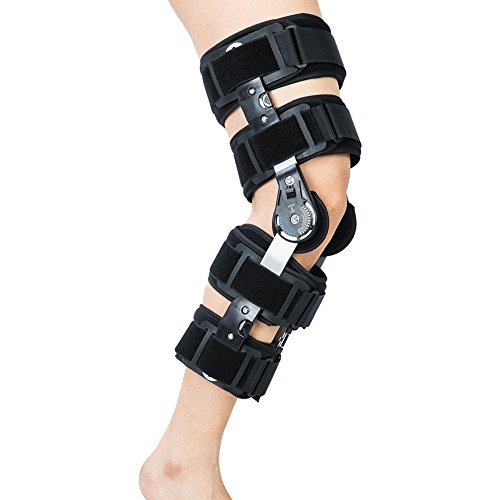 Top hinged locking knee brace for 2018