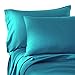 Honeymoon 1800 Brushed Microfiber Bed Sheet Set, Ultra Soft, Twin - Blue