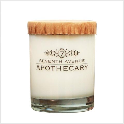 Glass Jar Double Wick 14 Ounce Aromatherapy Soy Candle Made in the USA (Tobacco &amp; Mint)