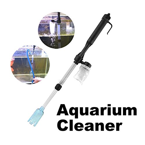ACE Aquarium Battery Syphon Operated Fish Tank Vacuum Gravel Water Filter Cleaner