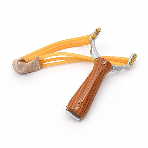 NUOMI Powerful Aluminium Alloy Bow Catapult Outdoor Hunting Slingshot