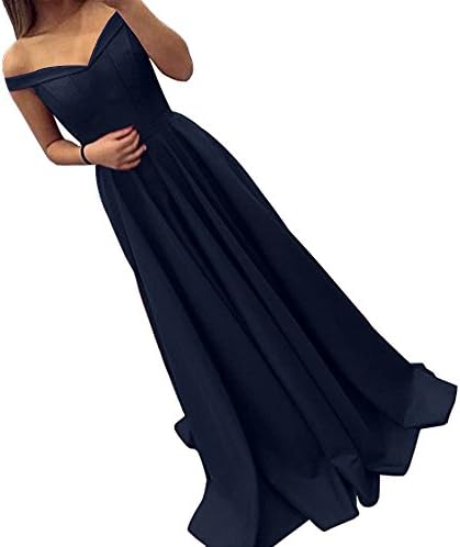 Dressylady 2017 Burgundy Off-Shoulder A Line Long Prom Homecoming Dress Evening Gowns(12)