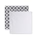 DII Non Woven Polyester Storage Bin, Lattice, Gray, Small Set of 4