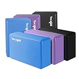 Yes4All HQ Yoga Block. 9x6x3 inch, 9x6x4 inch, 3 Colors. High Density, 6oz. No Chemical Smell.