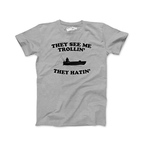 They See Me Trollin T Shirt Funny Fishing Shirts Fish Jokes Summer Camping Fishing Shirts Now