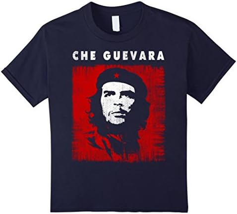 Kids Che Guevara Vintage Retro T-Shirt 6 Navy