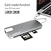 USB C Hub Adapter 8-in-1 Type C USB Multi port Adapter with Type C Charging Port, 4K HDMI Output,SD and TF Card Readers, Gigabit Ethernet, 3 USB 3.0 Ports for MacBook Pro 2015/2016, Google Chromebook