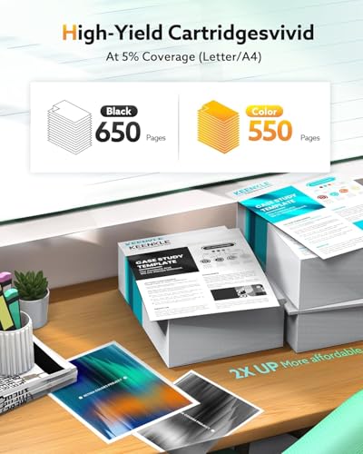 560 561 Printer Cartridges PG-560XL CL-561XL Replacement for Canon 560 561 Cartridges XL for Canon TS5350i Cartridges Pixma TS5351i TS5350a TS7450A TS7451A TS7450i TS5350 TS7450 TS7451 i TS535 1 (2 Pack)
