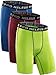 Neleus Men’s 3 Pack Compression Short,047,Blue,Red,Green,US 2XL,EU 3XLthumb 1