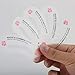 Brillife Eyebrow Stencil, Eye Brow Stencils Shaping Template, Easy Instant Brows Stencils Shapers Drawing Guide Reusable Eyebrow Mold Microblading Stencil Kits for Beginners