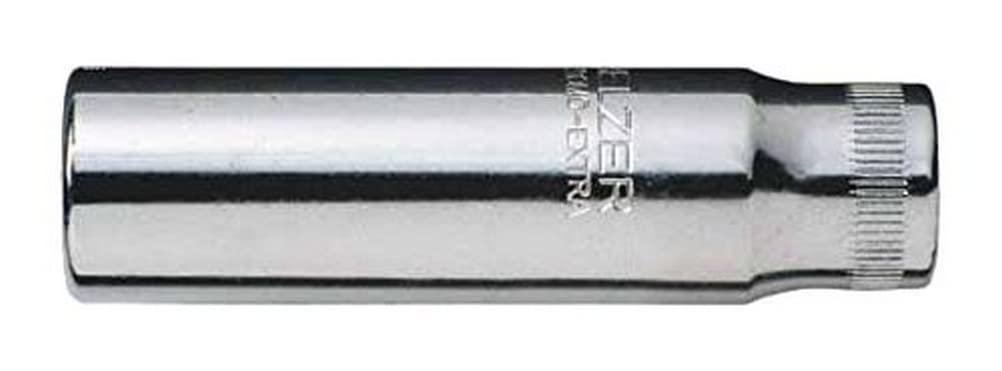 Bahco A6800DM-4 1/4-Inch Bi-Hex Deep Length Socket, Silver, 4 mm