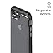 Caseology Skyfall for Apple iPhone 8 Case (2017) / for iPhone 7 Case (2016) - Clear Back & Slim Fit - Black
