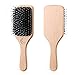 Hair Brush Boar Bristle Detangler Hair Brush and Wide Tooth Comb Set for Curly Thick Long Dry Wet Hair,Wooden Paddle Detangle Hair Brushes for Women Men Kids Detangling Smoothing Hair Adding Shine …