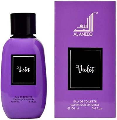 AL ANEEQ Violet Perfume Women Floral Fragrance Eau de Toilette Spray 100ml