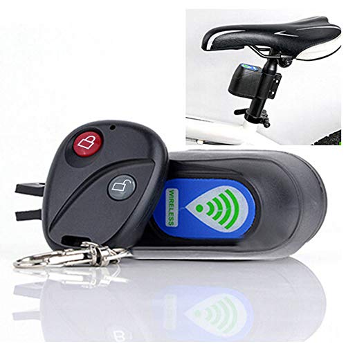Chenway Bicycle Alarm Anti Theft Security Cycling Bike Alarm with Remote Wireless Alarm Lock Bicycle Bike Security System