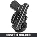 Alien Gear OWB Holster - Custom Molded Paddle Holster - Left Hand - Adjustable Cant and Retention Comfort - Seamless Integration with Shapeshift Line for Versatile Carry Options - Black