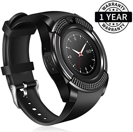 Zaptin V8 Sport Bluetooth Round Dial Wrist Smart Watch Camera SIM TF Slot for iOS Android