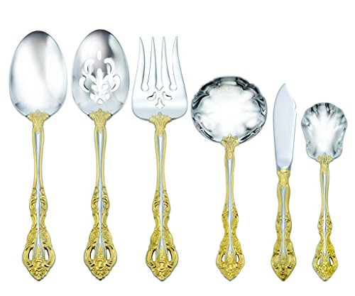Oneida Golden Michelangelo 6 Piece Serving Set