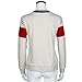 GBSELL Women Sexy Long Sleeve Spell Color Stripes Zipper Tops Shirt Blouse Coat (Beige, L)