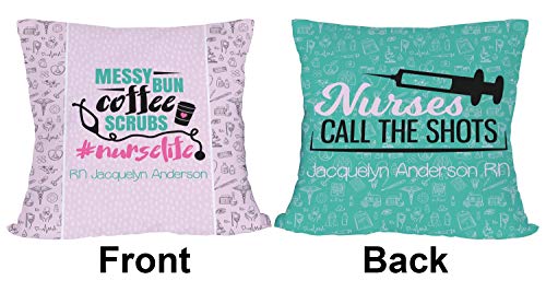 YouCustomizeIt Nursing Quotes Outdoor Pillow - 20" (Personalized)