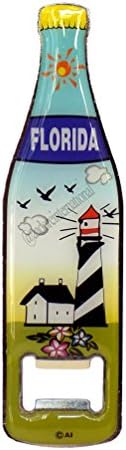Refrigerator BOTTLE OPENER MAGNET. LIGHT HOUSE