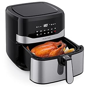 Air-Fryer-Hosome-Airfryer-for-Home-Use-7L-Large-Capacity-1800W-9-Preset-Menus-Rreheat-Digital-Touchscreen-TimeTemperature-Control-for-Air-Fry-Roast-Bake-Healthy-Oil-Free-Cooking Air Fryer, Hosome Airfryer for Home Use 7L Large Capacity 1800W 9 Preset Menus Rreheat Digital Touchscreen, Time/Temperature Control for Air Fry, Roast, Bake, Healthy Oil-Free Cooking