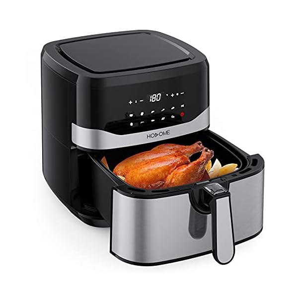 Air-Fryer-Hosome-Airfryer-for-Home-Use-7L-Large-Capacity-1800W-9-Preset-Menus-Rreheat-Digital-Touchscreen-TimeTemperature-Control-for-Air-Fry-Roast-Bake-Healthy-Oil-Free-Cooking Air Fryer, Hosome Airfryer for Home Use 7L Large Capacity 1800W 9 Preset Menus Rreheat Digital Touchscreen, Time/Temperature Control for Air Fry, Roast, Bake, Healthy Oil-Free Cooking