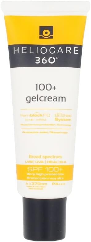 Heliocare 360 SPF100+ Gel Cream 50ml Body Sun Protection Unisex Adult