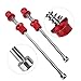 Bicycle Quick Release Bolt Quick Release Skewers Aluminum Alloy Wheels Locking Skewer Quick Release Lever (Red)thumb 4
