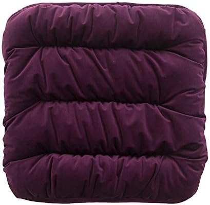 Ritaba Crystal velvet Chair Seat cushioning, Plush Floor pillow Chair pad Mat Wicker chair cushion Home Office For car Anti-slip Tatami-E 48x48cm(19x19inch)