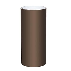 Spectra Metal Sales RTC14B277/W187 Aluminum Trim Coil, for Window Trim Applications, 14" x 50', Musket Brown/White