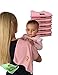 Jet Storm Baby Bibs and Burp Cloths Microfiber Towels - Pink (10 Pack)