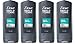 Dove Men+Care Body and Face Wash, Aqua Impact, 18 Ounce (Pack of 4)