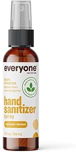 EO Products Hand Sanitizer Spray for Everyone,coconut+lemon, 2 Fluid Ounce