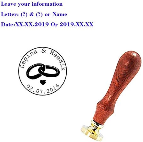 YGHM Custom Sealing Wax Stamp Logo Personalized Image Custom Sealing Wax Seal Stamp Wedding Invitation Vintage Stamp Custom