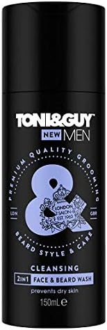Toni & Guy 150Ml 2In1 Cleansing Beard And Face Wash, 150 ml (Pack of 1)
