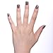 HIGH'S EXTRE ADHESION 20pcs Nail Art Transfer Decals Sticker Glitter Series The Cocktail Collection Manicure DIY Nail Polish Strips Wraps for Wedding,Party,Shopping,Travelling (Midnight)