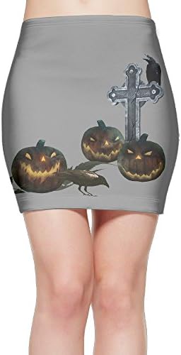 PopularW Halloweenwomen Ease In To Comfort Stretchable Above The Knee Pencil Skirt
