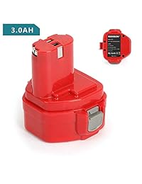 12 V Batería de repuesto para Makita Taladro Herramienta Batería para Makita 91009120 9122 192595 8 (3.0ah, Ni-MH)