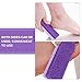2pcs Foot Care Exfoliator Pedicure Tool Foot Pumice Stone Block Remover Scrubber Dead Hard Skin Remover Cleaner remover for feet(Purple)
