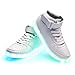 iTURBOS Hover Light Up Shoes - Light Up LED Shoes for Kids Size 4.5(M)WomenEU35 - 7 Static & 3 Dynamic Color Modes, 1 Strobe Mode - Trendy Rechargeable LED Sneakers (Charger Included)