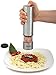 Eparé Salt or Pepper Grinder, Adjustable Ceramic Mill for Pink Himalayan Sea Salts & Black Peppercorns – Battery Powered Steel Electric Spice Shaker – LED Light