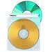 Fellowes CD Sleeves 100 CD Capacity Clear Vinyl Double Sided-50-Pack primary