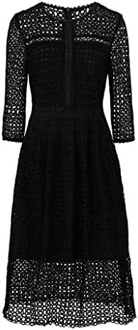 Zibi London - Black Crochet Lace Dress, Size 6